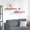 vidaXL N&aacute;stěnn&aacute; polička 2 pcs Červen&aacute; 60 x 23 x 4 cm kompozitn&iacute; dřevo