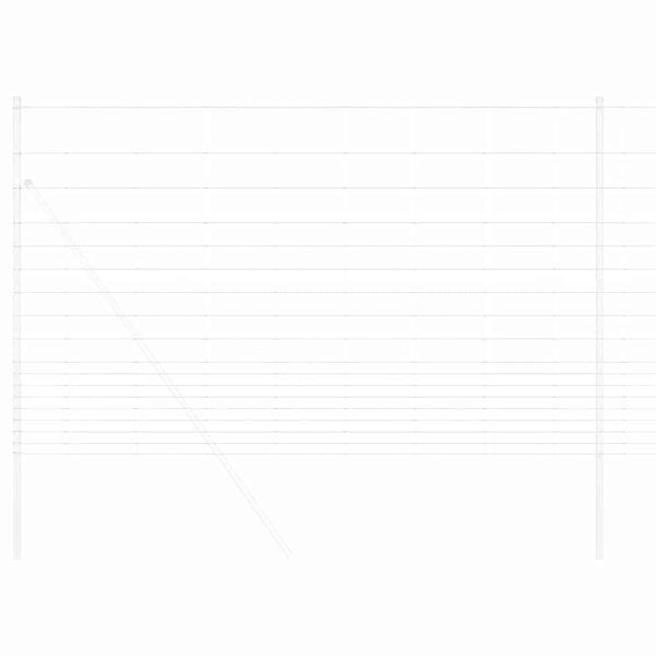 vidaXL Pastevn&iacute; plot Stř&iacute;brn&aacute; 25 x 1,5 m Pozinkovan&aacute; ocel