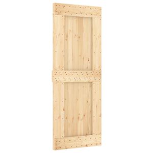 vidaXL Posuvn&eacute; dveře NARVIK Přirozen&aacute; a čern&aacute; 80 x 210 cm (152,5 cm)