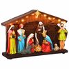 vidaXL V&aacute;nočn&iacute; betl&eacute;m SALO 31 x 7,5 x 21,5 cm Pryskyřice V&iacute;cebarevn&yacute;