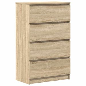 vidaXL Př&iacute;born&iacute;k dub sonoma 60 x 35 x 98,5 cm kompozitn&iacute; dřevo