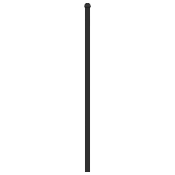 vidaXL Čelo postele hněd&yacute; dub 90 cm kompozitn&iacute; dřevo a ocel