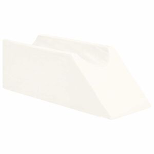 vidaXL Pol&scaron;t&aacute;ř na nohy Jednobarevn&yacute; B&iacute;l&aacute; 68 x 25 x 21,5 cm PU pěna