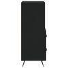 vidaXL Př&iacute;born&iacute;k čern&yacute; 34,5 x 34 x 90 cm kompozitn&iacute; dřevo