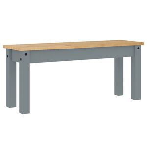 vidaXL J&iacute;deln&iacute; lavice PANAMA &scaron;ed&aacute; 105x30x45 cm masivn&iacute; borov&eacute; dřevo