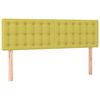 vidaXL Box spring postel s matrac&iacute; zelen&aacute; 140x190 cm textil