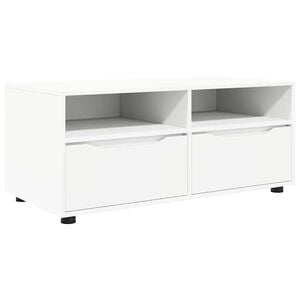 vidaXL Televizn&iacute; skř&iacute;ň B&iacute;l&aacute; 100 x 48 x 43 cm kompozitn&iacute; dřevo