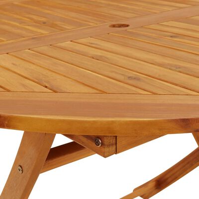 vidaXL Skládací zahradní stůl 110 cm masivní akáciové dřevo