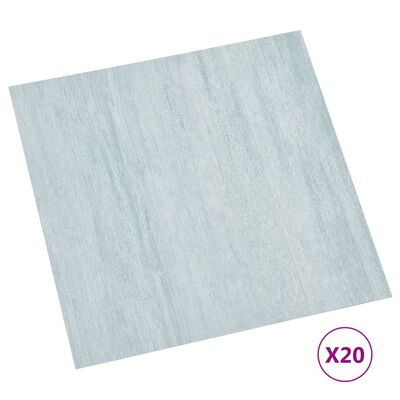 vidaXL Samolepicí podlahové desky 20 ks PVC 1,86 m² zelené