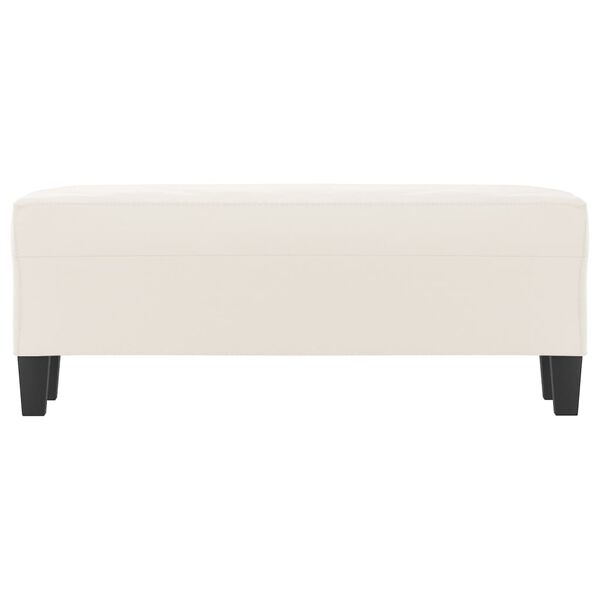 vidaXL Lavice b&eacute;žov&aacute; 100x35x41 cm tkanina z mikrovl&aacute;kna