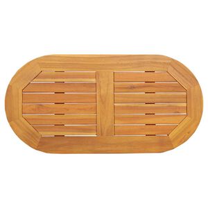 vidaXL Deska stolu Př&iacute;rodn&iacute; olej 80 x 40 x 2 cm Masivn&iacute; ak&aacute;tov&eacute; dřevo