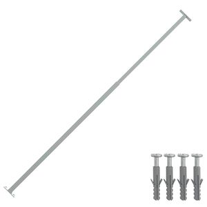 vidaXL Nastaviteln&aacute; bezpečnostn&iacute; z&aacute;brana na okno 710&ndash;1 200 mm