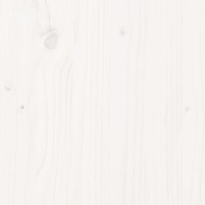 vidaXL Postel pro seniory bílá 160 x 200 cm masivní borovice