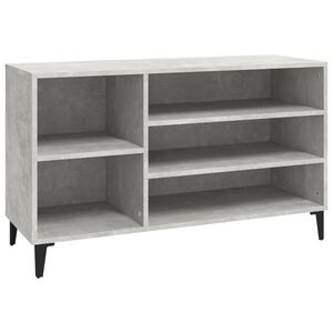 vidaXL Botn&iacute;k betonově &scaron;ed&yacute; 102x36x60 cm kompozitn&iacute; dřevo