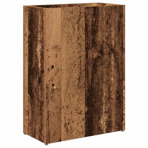 vidaXL Stojan na slunečn&iacute;ky s &uacute;loži&scaron;těm Star&eacute; dřevo 40 x 20 x 55,5 cm