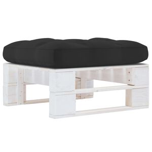 vidaXL Zahradn&iacute; taburet z palet b&iacute;le impregnovan&eacute; borov&eacute; dřevo