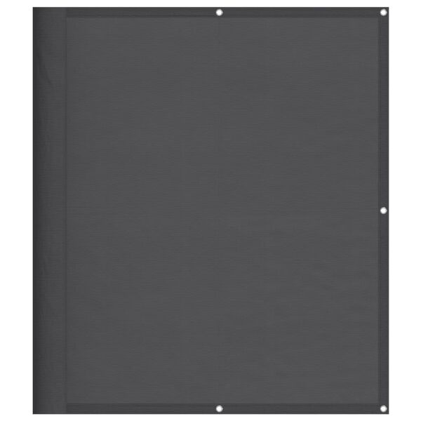 vidaXL Balkonov&aacute; z&aacute;stěna antracitov&aacute; 120x700 cm 100% polyester oxford