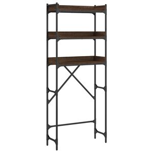 vidaXL Reg&aacute;l nad pračku hněd&yacute; dub 67 x 25 x 163 cm kompozitn&iacute; dřevo