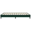 vidaXL Postel Box Spring bez matrace tmavě zelen&aacute; 140x210 cm samet