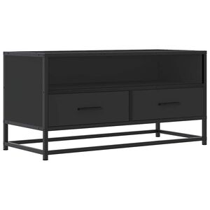 vidaXL TV skř&iacute;ňka čern&aacute; 80 x 34,5 x 40 cm kompozitn&iacute; dřevo a kov
