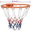 vidaXL Basketbalová obroučka oranžová 39 cm ocel
