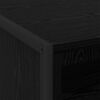 vidaXL Nočn&iacute; stolek Čern&yacute; dub 50 x 39,5 x 50 cm kompozitn&iacute; dřevo