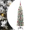 vidaXL Uměl&yacute; v&aacute;nočn&iacute; stromeček Zelen&aacute; 150 cm PVC, ocel a plast