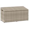 vidaXL Zahradn&iacute; &uacute;ložn&yacute; box světle &scaron;ed&yacute; 110x50x58 cm polyratan