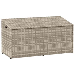 vidaXL Zahradn&iacute; &uacute;ložn&yacute; box světle &scaron;ed&yacute; 110x50x58 cm polyratan
