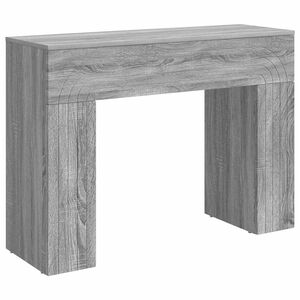 vidaXL Konferenčn&iacute; stolek &Scaron;ed&aacute; sonoma 102 x 35 x 75 cm
