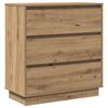 vidaXL Nočn&iacute; skř&iacute;ňka Artisanov&yacute; dub 71 x 34,5 x 75 cm Kompozitn&iacute; dřevo
