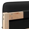 vidaXL Čalouněné čelo postele Hnědá a černá 75 cm Masivní borové dřevo