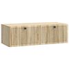 vidaXL N&aacute;stěnn&aacute; TV skř&iacute;ň Dub sonoma 98 x 41 x 30 cm Kompozitn&iacute; dřevo