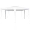 vidaXL Party Stan Bílá 400 x 400 x 266 cm Polyester a ocel