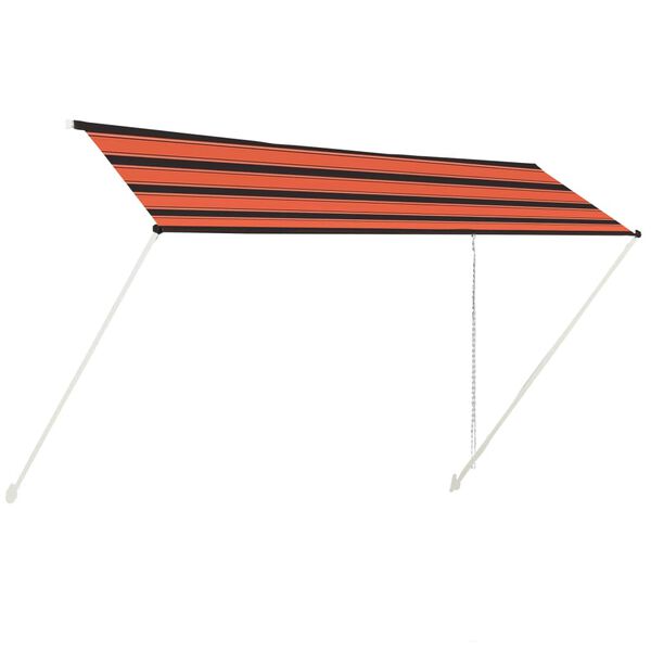 vidaXL Zatahovac&iacute; mark&yacute;za 400 x 150 cm oranžovo-hněd&aacute;
