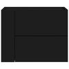 vidaXL N&aacute;stěnn&eacute; nočn&iacute; stolky 2 ks čern&eacute; 45 x 30 x 35 cm