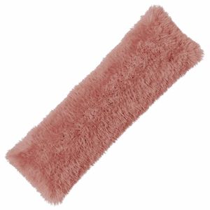 vidaXL Povlak na pol&scaron;t&aacute;ř HEERLEN Růžov&aacute; 40 x 145 cm PV fleece