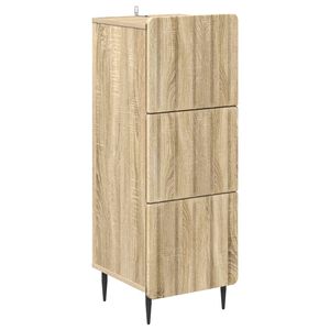 vidaXL Skř&iacute;ň se z&aacute;suvkami Dub sonoma 33 x 34,5 x 92 cm