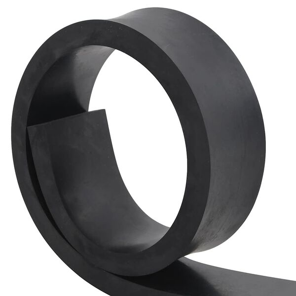 vidaXL Gumov&aacute; hrana pro sněhov&yacute; pluh čern&aacute; 120x10x2 cm