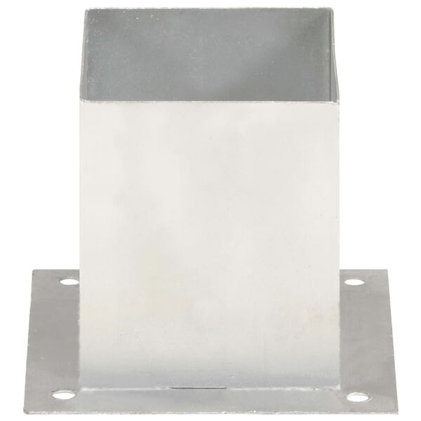 vidaXL Patka na sloupek 4 ks pozinkovan&yacute; kov 121 mm