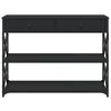 vidaXL Konzolov&yacute; stolek čern&yacute; 100 x 28 x 75 cm kompozitn&iacute; dřevo