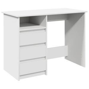 vidaXL Psac&iacute; stůl b&iacute;l&yacute; 102 x 50 x 75 cm kompozitn&iacute; dřevo