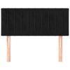 vidaXL Čelo postele čern&eacute; 90x5x78/88 cm samet