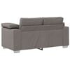 vidaXL Pohovka 3 pcs Taupe 219 x 80 x 82 cm Lněn&aacute; směs