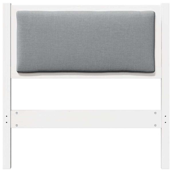 vidaXL Čelo postele Jiný Bílá 80 cm Masivní borovicové dřevo