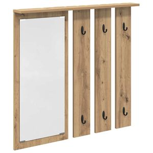vidaXL N&aacute;stěnn&yacute; vě&scaron;&aacute;k na kab&aacute;ty N&aacute;stěnn&aacute; mont&aacute;ž dub artisan