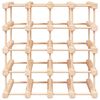 vidaXL Stojan na víno na 20 lahví 46,5x23x46,5 cm masivní borové dřevo