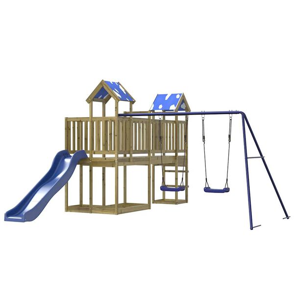 vidaXL Dětsk&eacute; hři&scaron;tě na zahradu impregnovan&eacute; borov&eacute; dřevo