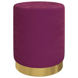 vidaXL Kulat&aacute; stolička s &uacute;ložn&yacute;m prostorem fialov&aacute; samet 31 x 37 cm