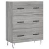 vidaXL Skř&iacute;ň highboard &scaron;ed&aacute; sonoma 69,5 x 34 x 180 cm kompozitn&iacute; dřevo